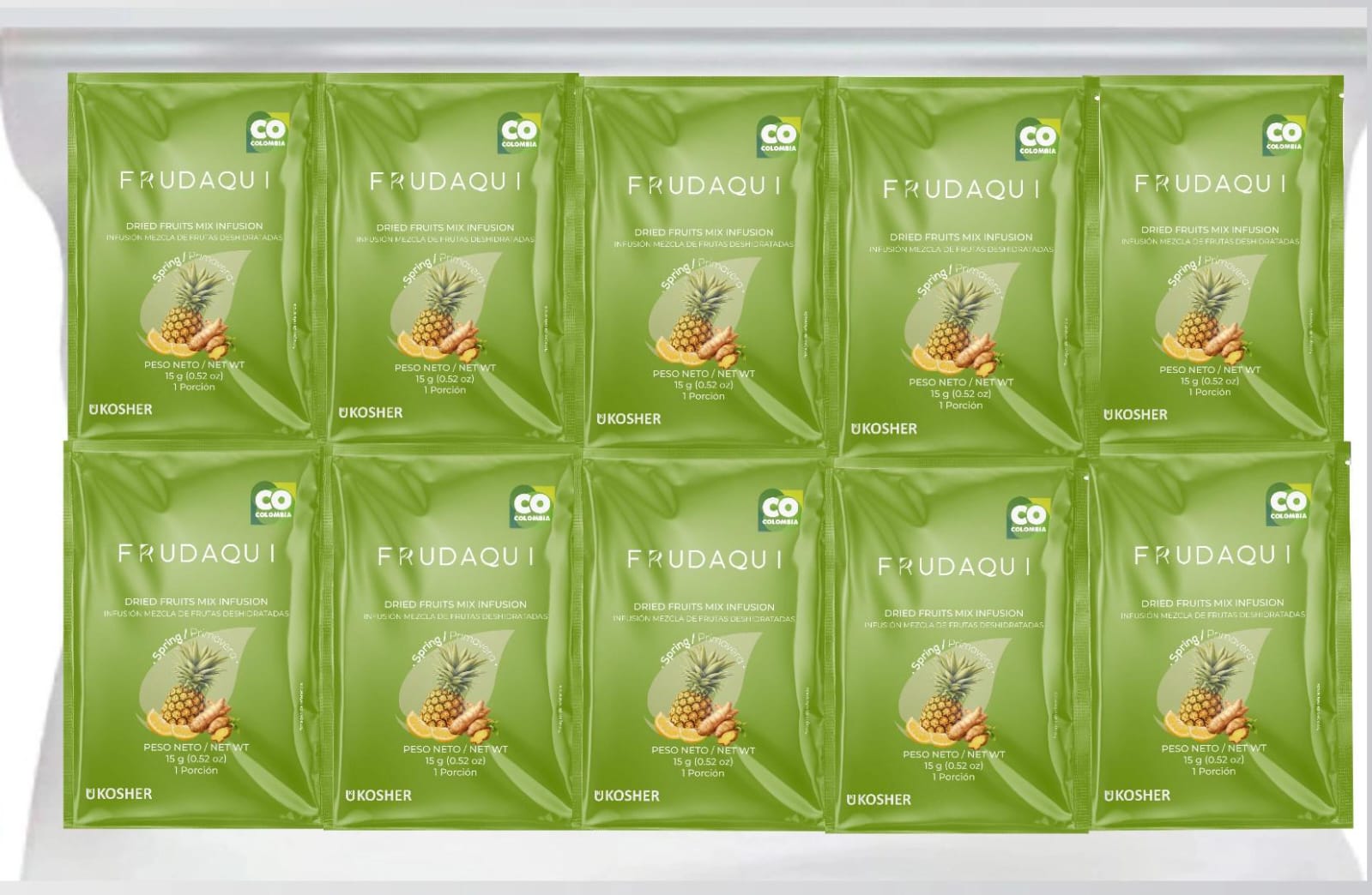 INFUSIÓN DE FRUTAS DESHIDRATADAS 15g  X 32 Uds PRIMAVERA